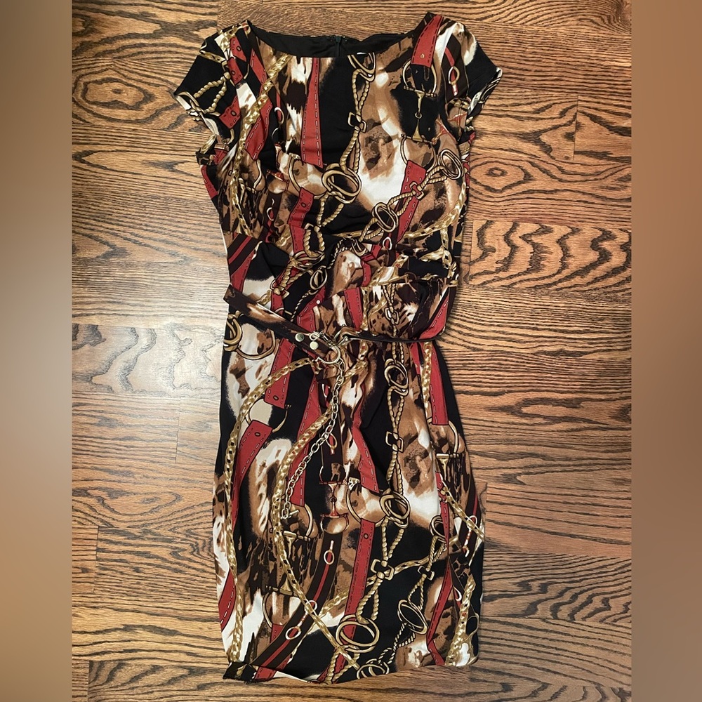 Cache vintage dress with belt
